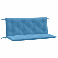 Thumbnail for Gartenbank-Auflagen 2 Stk. Melange Blau 120x50x7 cm Stoff