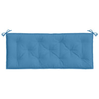 Thumbnail for Gartenbank-Auflagen 2 Stk. Melange Blau 120x50x7 cm Stoff