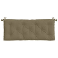 Thumbnail for Gartenbank-Auflagen 2 Stk. Melange Taupe 120x50x7 cm Stoff