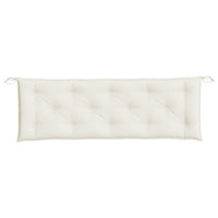 Thumbnail for Gartenbank-Auflagen 2 Stk. Melange Creme 150x50x7 cm Stoff