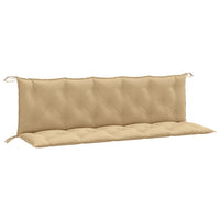 Thumbnail for Gartenbank-Auflagen 2 Stk. Melange Beige 180x50x7 cm Stoff
