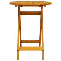 Thumbnail for Gartentisch Klappbar Ø60x75 cm Massivholz Akazie