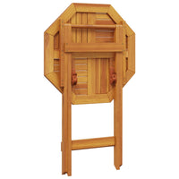 Thumbnail for Gartentisch Klappbar Ø60x75 cm Massivholz Akazie