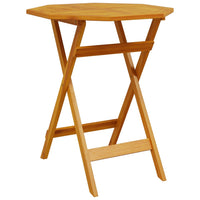 Thumbnail for Gartentisch Klappbar Ø70x75 cm Massivholz Akazie