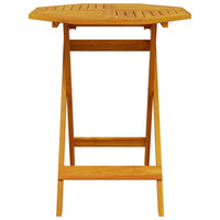 Thumbnail for Gartentisch Klappbar Ø70x75 cm Massivholz Akazie