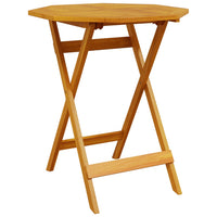 Thumbnail for Gartentisch Klappbar Ø70x75 cm Massivholz Akazie