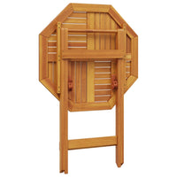 Thumbnail for Gartentisch Klappbar Ø70x75 cm Massivholz Akazie