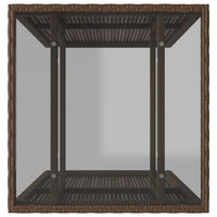Thumbnail for 3-tlg. Bistro-Set mit Kissen Braun Poly Rattan