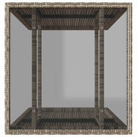 Thumbnail for 3-tlg. Bistro-Set mit Kissen Beige Poly Rattan