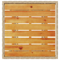 Thumbnail for 3-tlg. Bistro-Set mit Kissen Beige Poly Rattan