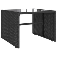 Thumbnail for 4-tlg. Garten-Sofagarnitur mit Kissen Schwarz Poly Rattan