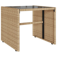 Thumbnail for 4-tlg. Garten-Sofagarnitur mit Kissen Beige Poly Rattan