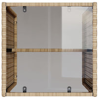 Thumbnail for 4-tlg. Garten-Sofagarnitur mit Kissen Beige Poly Rattan