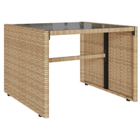Thumbnail for 4-tlg. Garten-Sofagarnitur mit Kissen Beige Poly Rattan