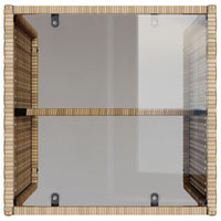Thumbnail for 4-tlg. Garten-Sofagarnitur mit Kissen Beige Poly Rattan