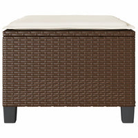 Thumbnail for 3-tlg. Bistro-Set mit Kissen Braun Poly Rattan