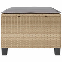 Thumbnail for 3-tlg. Bistro-Set mit Kissen Beige Poly Rattan