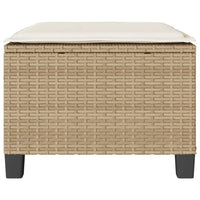 Thumbnail for 3-tlg. Bistro-Set mit Kissen Beige Poly Rattan