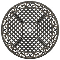 Thumbnail for Gartentisch Bronzen Ø90x75 cm Aluminiumguss