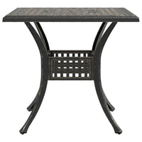 Thumbnail for Gartentisch Bronzen 80x80x75 cm Aluminiumguss