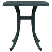 Thumbnail for Gartentisch Grün 53x53x53 cm Aluminiumguss