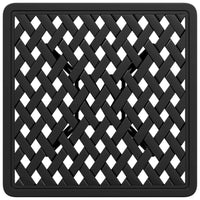 Thumbnail for Gartentisch Schwarz 53x53x53 cm Aluminiumguss