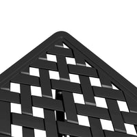 Thumbnail for Gartentisch Schwarz 53x53x53 cm Aluminiumguss