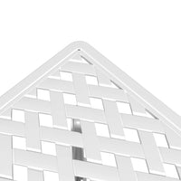 Thumbnail for Gartentisch Weiß 53x53x53 cm Aluminiumguss