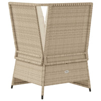 Thumbnail for Garten-Ecksofa mit Kissen Beige Poly Rattan