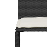 Thumbnail for 7-tlg. Garten-Essgruppe mit Kissen Schwarz Poly Rattan