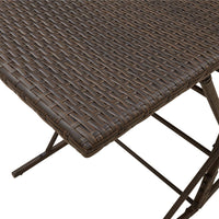 Thumbnail for 7-tlg. Garten-Essgruppe mit Kissen Braun Poly Rattan