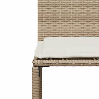 Thumbnail for 7-tlg. Garten-Essgruppe mit Kissen Beige Poly Rattan