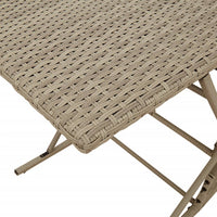 Thumbnail for 7-tlg. Garten-Essgruppe mit Kissen Hellgrau Poly Rattan