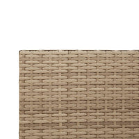 Thumbnail for Gartensofa in L-Form mit Tisch und Kissen Beige Poly Rattan