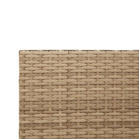 Thumbnail for Gartensofa in L-Form mit Tisch und Kissen Beige Poly Rattan
