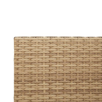 Thumbnail for Gartensofa in L-Form mit Tisch und Kissen Beige Poly Rattan