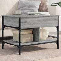 Thumbnail for Couchtisch Grau Sonoma 70x50x50 cm Holzwerkstoff und Metall