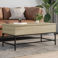 Thumbnail for Couchtisch Sonoma-Eiche 100x50x45 cm Holzwerkstoff und Metall