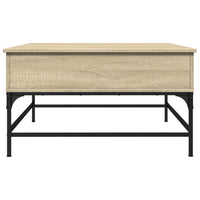 Thumbnail for Couchtisch Sonoma-Eiche 80x80x45 cm Holzwerkstoff und Metall
