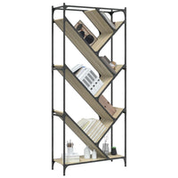 Thumbnail for Bücherregal Sonoma-Eiche 79x30x180 cm Holzwerkstoff und Metall