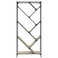 Thumbnail for Bücherregal Sonoma-Eiche 79x30x180 cm Holzwerkstoff und Metall