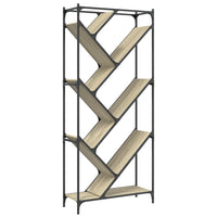 Thumbnail for Bücherregal Sonoma-Eiche 79x30x180 cm Holzwerkstoff und Metall