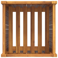 Thumbnail for Pflanzkübel mit Einlage 42x42x100 cm Massivholz Akazie
