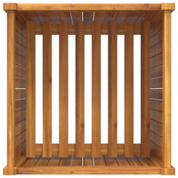 Thumbnail for Pflanzkübel mit Einlage 50x50x75 cm Massivholz Akazie