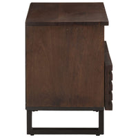 Thumbnail for TV-Schrank Braun 70x34x46 cm Massivholz Mango