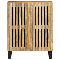 Thumbnail for Sideboard 60x34x75 cm Raues Massives Mangoholz