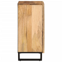 Thumbnail for Sideboard 60x34x75 cm Raues Massives Mangoholz