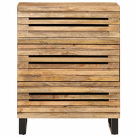 Thumbnail for Sideboard 60x34x75 cm Raues Massives Mangoholz