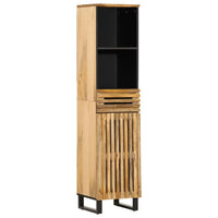 Thumbnail for Sideboard 38x34x160 cm Raues Massives Mangoholz