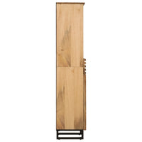 Thumbnail for Sideboard 38x34x160 cm Raues Massives Mangoholz